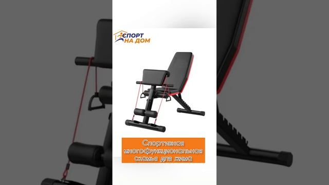 Универсальная скамья для жима гантелей, штанги и прокачки пресса «Odissey-2» смотреть онлайн