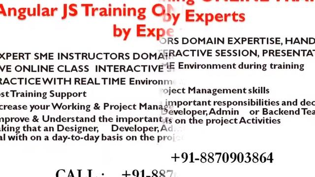 Angular JS Online Training Experts смотреть онлайн