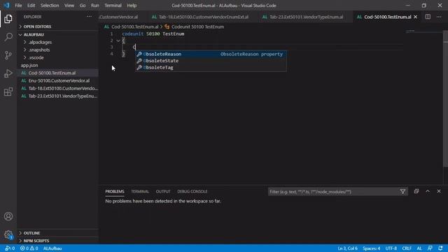Business Central: Datentyp Enum in AL und Visual Studio Code смотреть онлайн