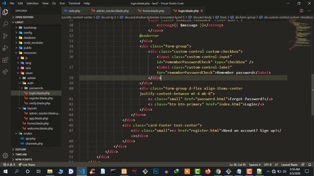 #36 Login Page Setup ( Laravel Bangla Tutorial ) | Laravel смотреть онлайн