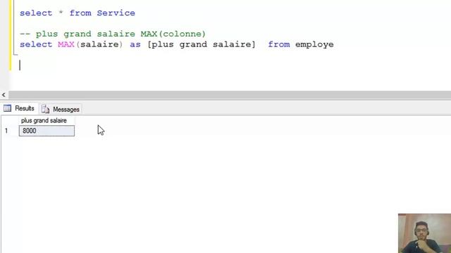 13#Cours SGBD1 SQL Server ( les fonctions d’agrégation,max(), min(), avg(),sum(), count()) Darija смотреть онлайн