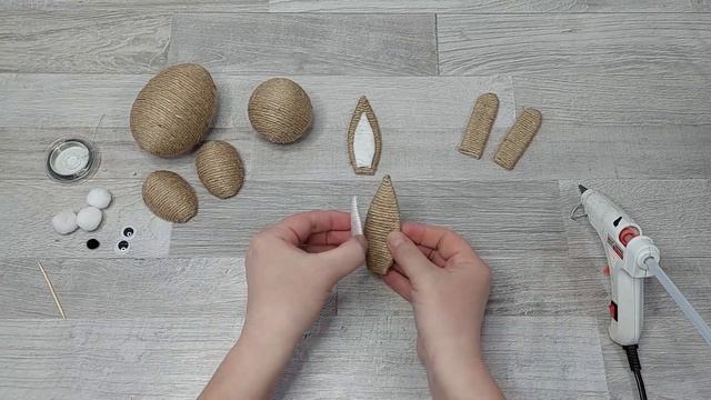 КРОЛИК из ДЖУТА СВОИМИ РУКАМИ. Поделки из простых материалов. Rabbit DIY Jute craft idea. смотреть онлайн