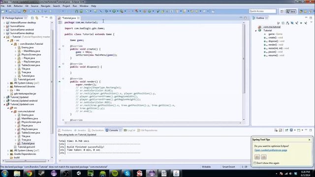 Android Game Development in Java - 15: Implementing Gradle смотреть онлайн
