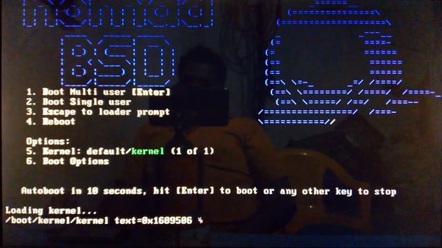 NomadBSD OS Install Live Boot смотреть онлайн