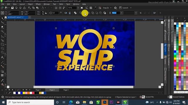 CHURCH FLYER DESIGN WITH COREL DRAW || COREL DRAW TUTORIAL смотреть онлайн