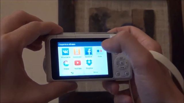 Samsung NX mini - выкладываем фото в Facebook смотреть онлайн