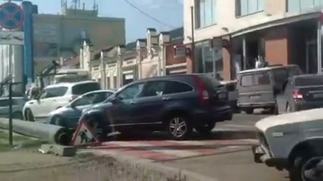 Борьба с незаконной парковкой в Краснодаре