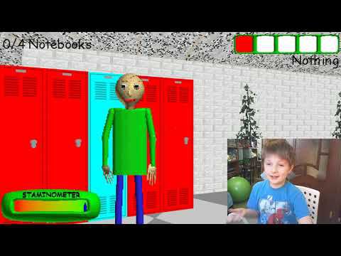 ИГРАЮ В БАЛДИ С ГЕЙМПАДОМ! *Это очень сложно* (Baldi's Basics) смотреть онлайн