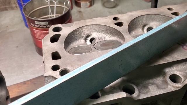 Ford 302 Heads Valve Job And Re-Surface. смотреть онлайн
