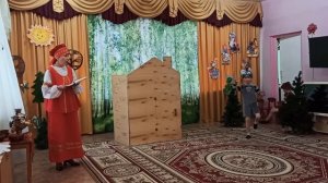 Театральная постановка «Теремок на новый лад». День театра в детском саду.