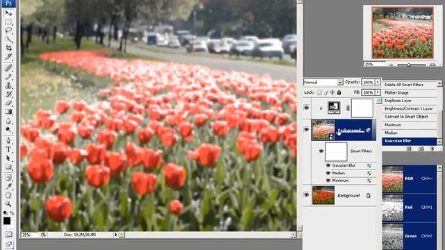 Монокль средствами Photoshop смотреть онлайн