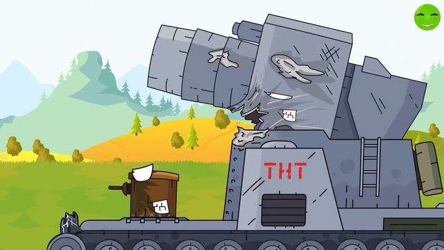 КВ-6 против Монстр Гибрид - Мультики про танки смотреть онлайн