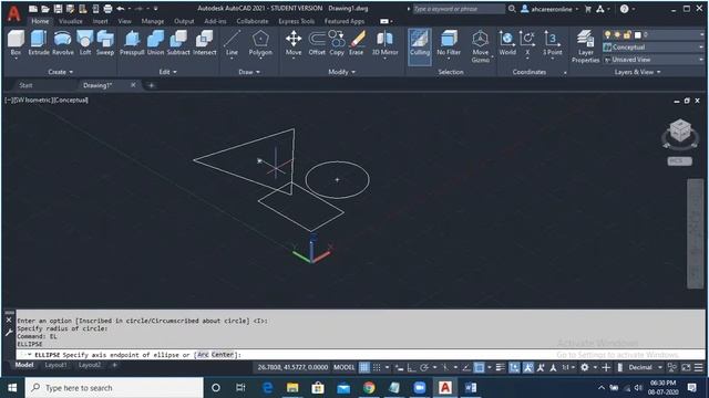 AHCAREER Online AutoCAD 3D Objects 024 смотреть онлайн
