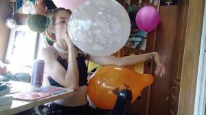 Halloween & Happy Birthday Balloon Popping | Autistic Libra Looner Loves Stimming With Balloons