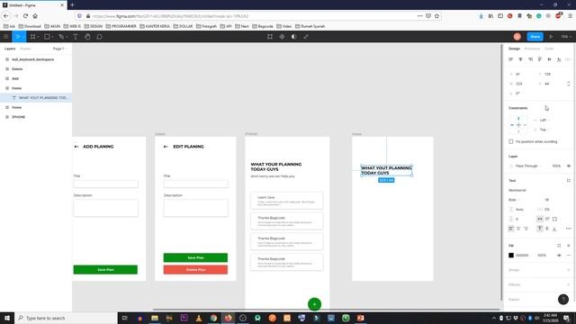 Tutorial Android Plan Apps untuk Pemula | 2. Design Plan Apps dengan Figma смотреть онлайн
