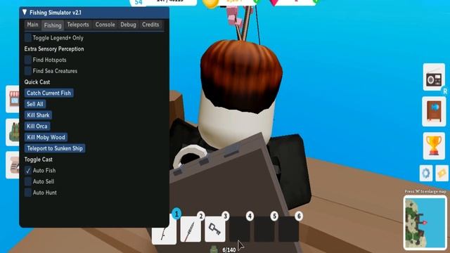 *NEW* Fishing Simulator | Op Script | Autofarm,Autokill Moby & More | ROBLOX смотреть онлайн