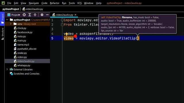 How to build Video to Audio converting software | PC software | Python Project | Codewati смотреть онлайн