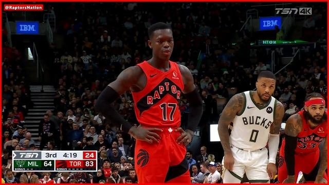 Dennis Schroder & Jae Crowder mini altercation - Raptors vs Bucks | Nov 1, 2023 смотреть онлайн