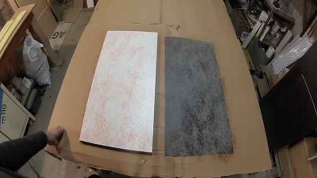 Поклейка HPL пластика контактным клеем