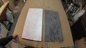 Поклейка HPL пластика контактным клеем