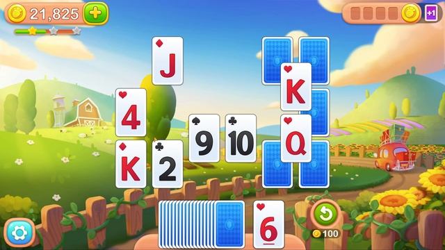 Solitaire Farm Classic Tripeaks Card Gaming FirstPlayTV смотреть онлайн