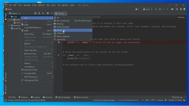 La configuration du Logiciel Pycharm avec Python- Formation#3 смотреть онлайн