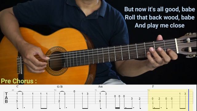 Girls Like You (Maroon 5) - Fingerstyle Guitar Tutorial TAB смотреть онлайн