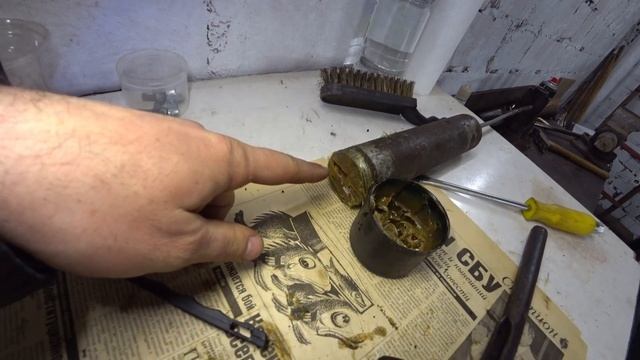 Шприц для шприцовки кардана СССР (шприцовка крестовины кардана) смотреть онлайн