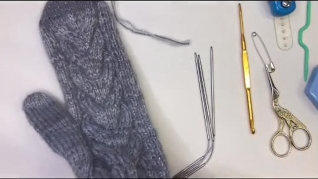 ВЯЖЕМ СПИЦАМИ ВАРЕЖКИ смотреть онлайн