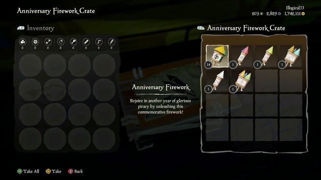 Sea Of Thieves Anniversary Firework Crate Showcase Time Limited Fireworks смотреть онлайн