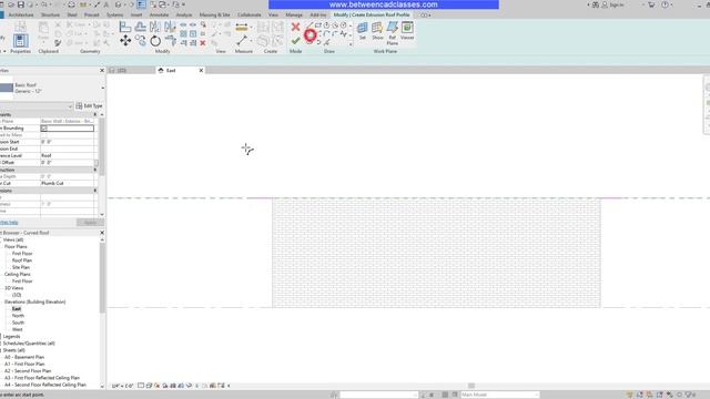Creating a Curved Roof in Autodesk Revit смотреть онлайн