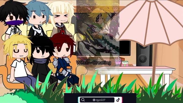 PRO HEROS AND VILLANS REACT TO DEKU AS MELIODAS || SDS || 1/??? смотреть онлайн