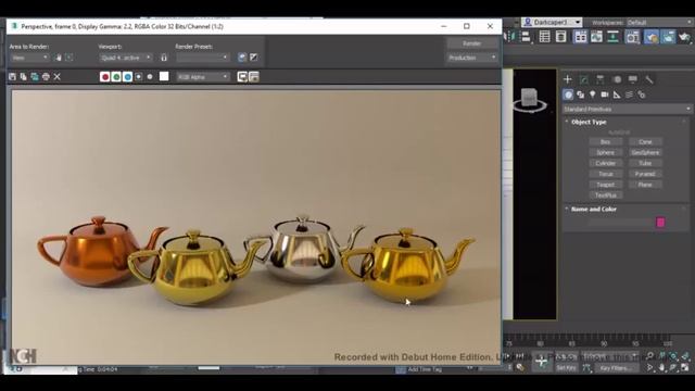 3DS Max Arnold Metal Materials Tutorial смотреть онлайн