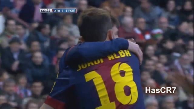 Leo Messi goal vs Athletic Bilbao With Ray Hudson Commentary HD смотреть онлайн