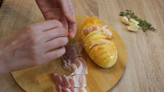 Вкусный картофель с беконом на ужин смотреть онлайн