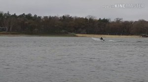 Лодка из полипропилена на глиссере под Ветерком