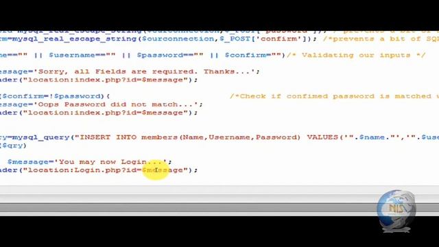 Php login form смотреть онлайн