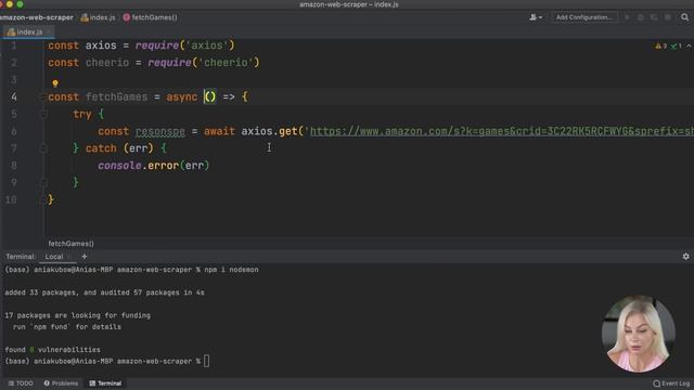? How to Scrape UNSCRAPABLE data! (super simple!) Node.js + API смотреть онлайн