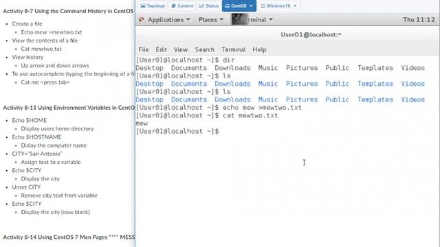 Using the Command History in CentOS 7 смотреть онлайн