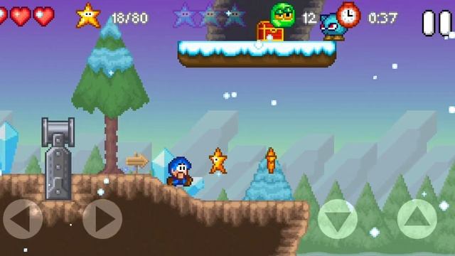 Bloo Kid 2 Ice Wastes (Gameplay 10:49) Any% Speedrun смотреть онлайн
