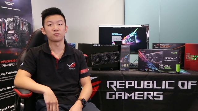 Asus ROG STRIX-GTX 1070TI-A8G-Gaming Graphics Card Overview смотреть онлайн