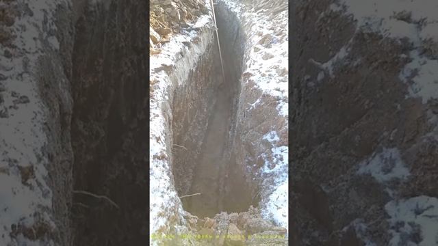 Ввод воды в дом,монтаж ПНД труб от скважины. смотреть онлайн