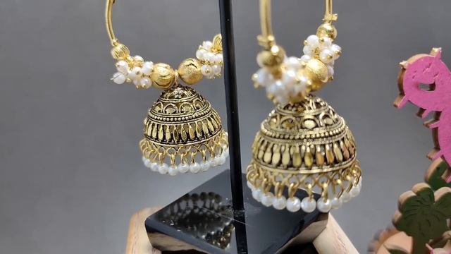 Bali Jhumkay In Many Designs Available - J.S Designer Jewellery смотреть онлайн
