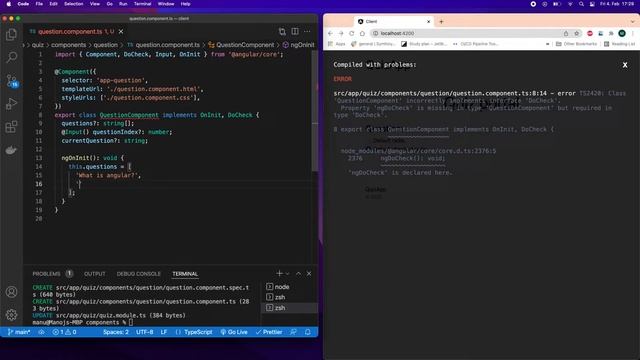 How to make a QuizApp with Angular, MongoDB, ExpressJS and NodeJS - Part 2 смотреть онлайн