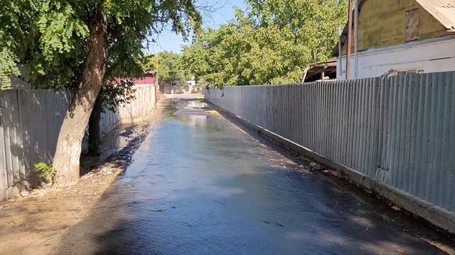 город Тараз, район сахзавод, потоп воды в районе сахзавод. смотреть онлайн