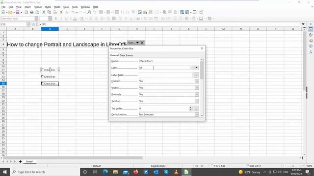 How to Create Checkbox in LibreOffice Calc смотреть онлайн