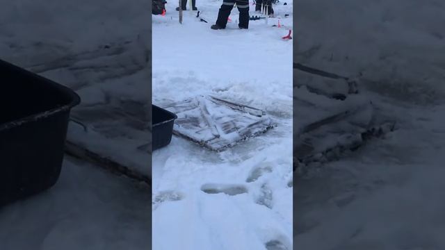 Зарыбление 1-го Га форелью, форелевая рыбалка РК «Фишка» Петряиха смотреть онлайн