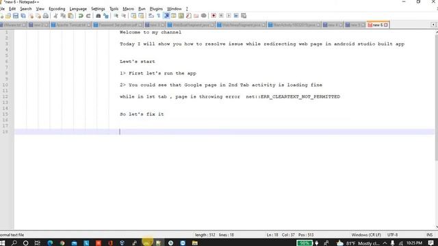 Error: Clear Text not permitted | net::ERR_CLEARTEXT_NOT_PERMITTED #Android #AndroidStudio смотреть онлайн
