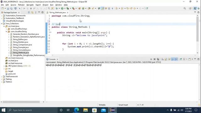 Day74 Java String Methods Part-I || StringBuffer Vs StringBuilder Performance смотреть онлайн