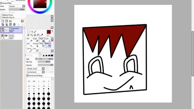 Как нарисовать аватарку для YouTube в Paint Tool SAI смотреть онлайн